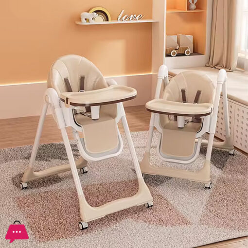 Childen's Dinning High Chairs Multi-function Baby Food Feeding Chair with Booster Seat