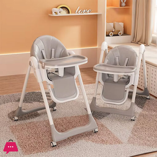 Childen's Dinning High Chairs Multi-function Baby Food Feeding Chair with Booster Seat