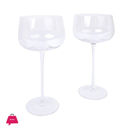 Danny Home Crystal Cocktail glasses Set Of 2 500ml CRY09