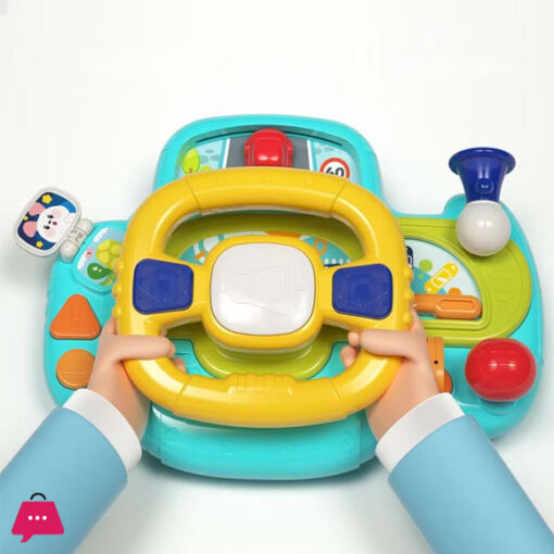 Huanger Interactive Steering Wheel Navigation Bridge Play Set