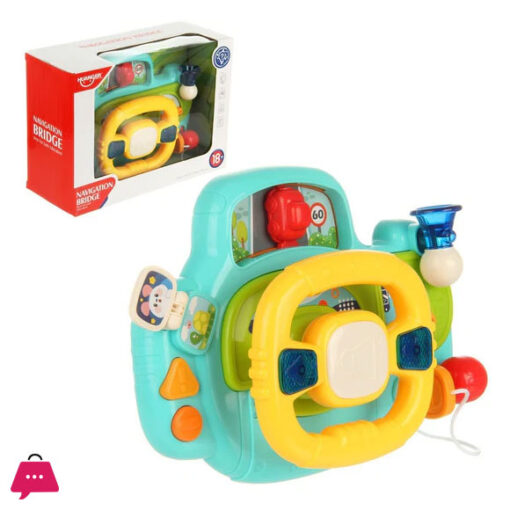 Huanger Interactive Steering Wheel Navigation Bridge Play Set