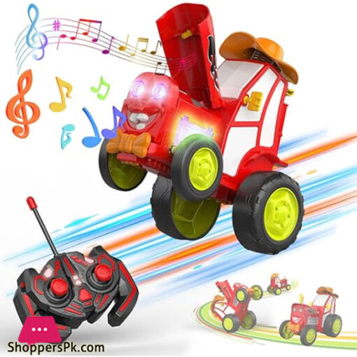 Crazy Jumping Tractor Kids Rechargeable Remote Control Crazy Jumping Cars Toys