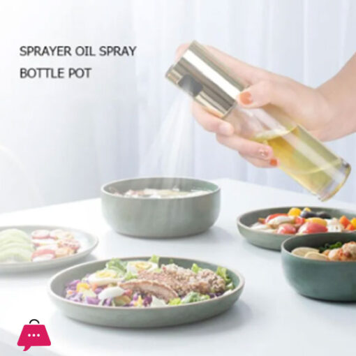 Kitchen Glass Leakproof Oil Spray Bottle Pump For BBQ , Frying , Salad , Baking & Cooking 1900-1