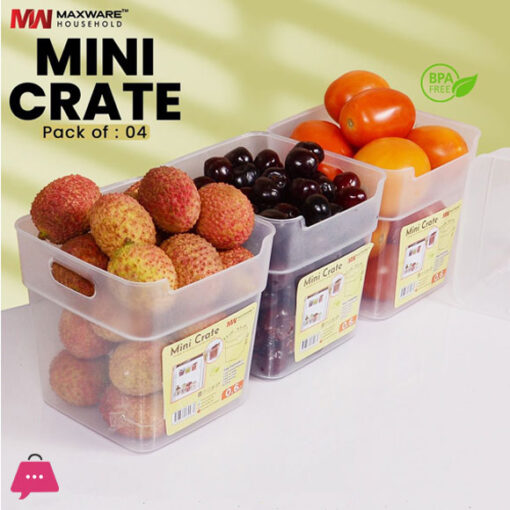 Maxware Household New Arrival Mini Crate 4pcs pack