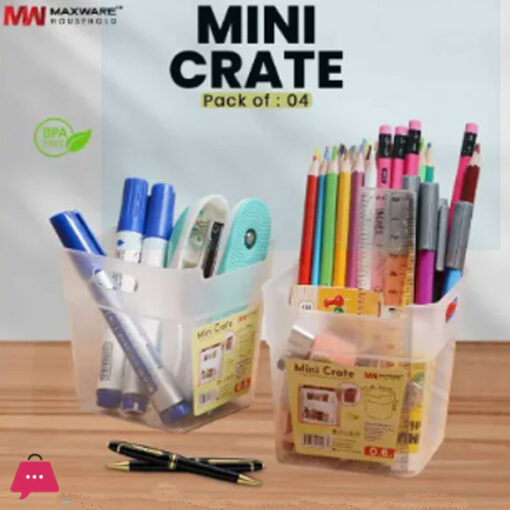 Maxware Household New Arrival Mini Crate 4pcs pack