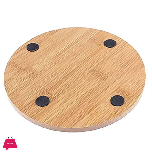 Round Shape Wooden Anti Hot Heat Resistant Tea Coaster 9.5cm