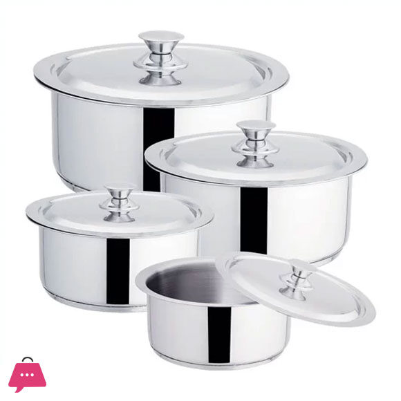 Sonex Global Cooking Pots Set – Stainless Steel