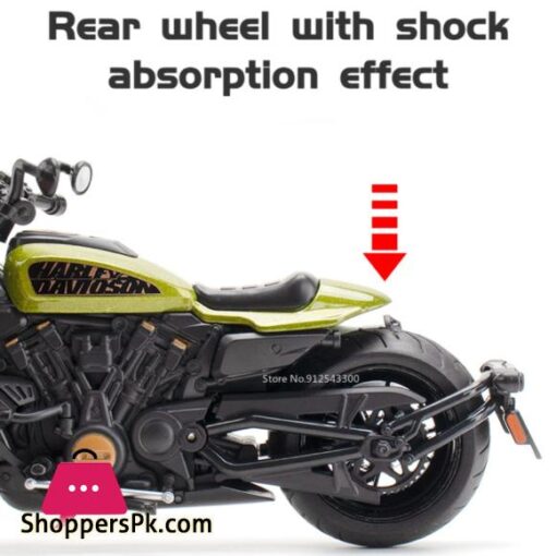 1:12 Scale Halei Sporter SS Alloy Motorcycle Harley Davidson Model Toys Diecast Sound Light