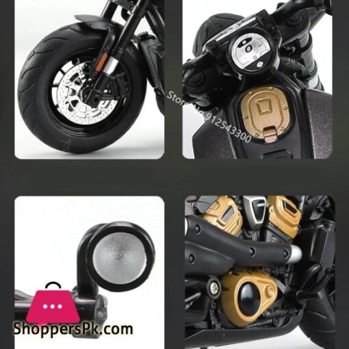 1:12 Scale Halei Sporter SS Alloy Motorcycle Harley Davidson Model Toys Diecast Sound Light