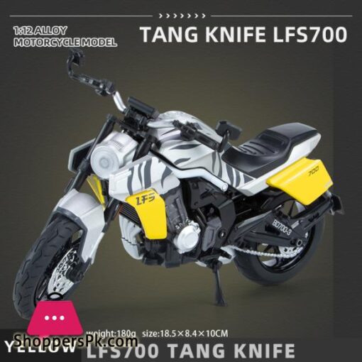 1:12 Tang Knife LSF700 Motorcycle Off Road Alloy Diecast Model