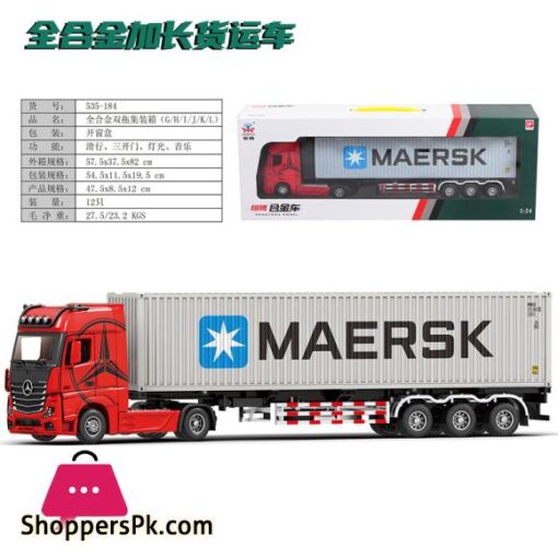 124 diecast Container Tractor Truck Model alloy Metal