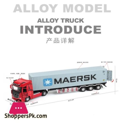 124 diecast Container Tractor Truck Model alloy Metal