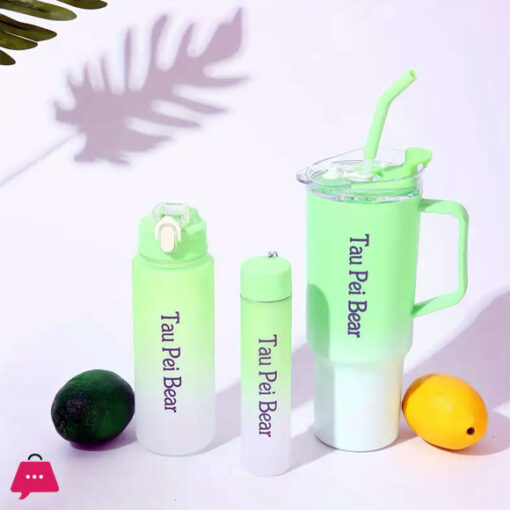 3Pcs Tumbler + Bottles Set