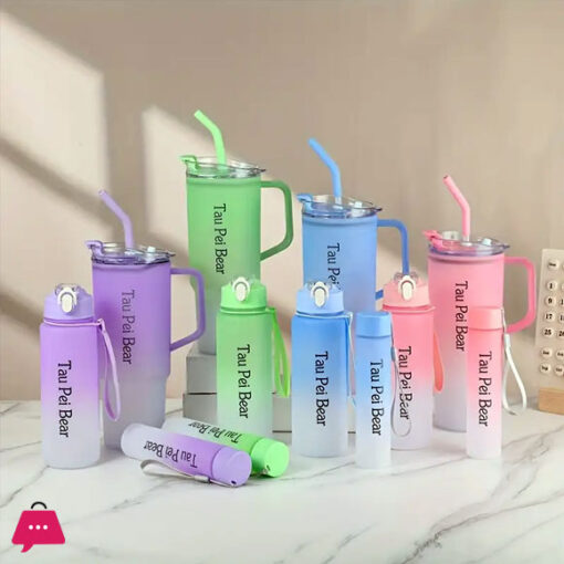 3Pcs Tumbler + Bottles Set