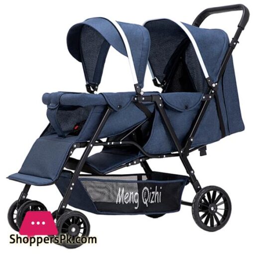 Baby Stroller New Design Two Seats Sit and Lie Down Baby Bed Lightweight Foldable Twins Child Pram Baby Carriage Baby-Car