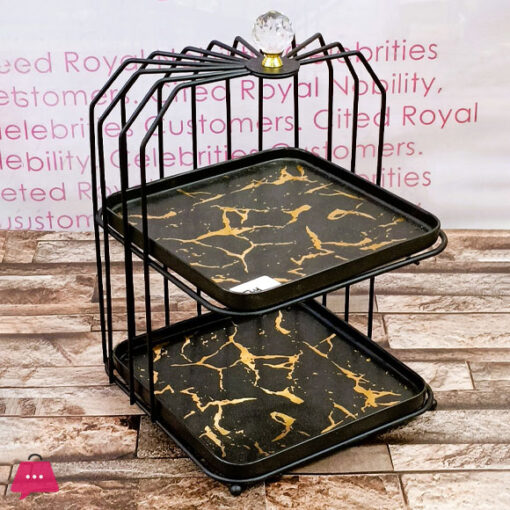 Cage Desktop Cake Holder-2-Tier