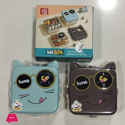 Cat Bento Lunch Box for Kids