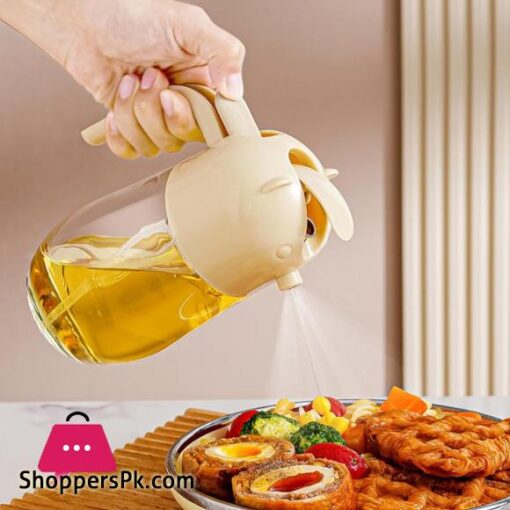 580ml Glass Oil Bottle Kitchen Cooking Oil Sprayer Oil Sprayer Container