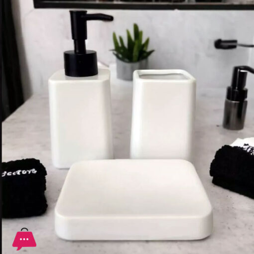 Matte Bathroom Set Of 3