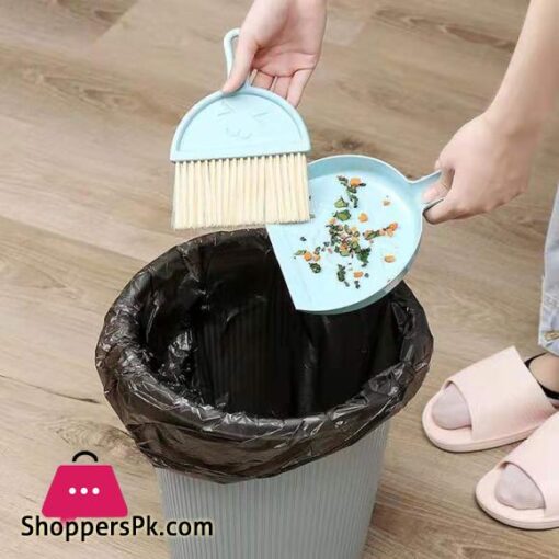 Small Home School Office Floor Dust Brooms and Dustpan Set Desktop Keyboard Cleaning Brush