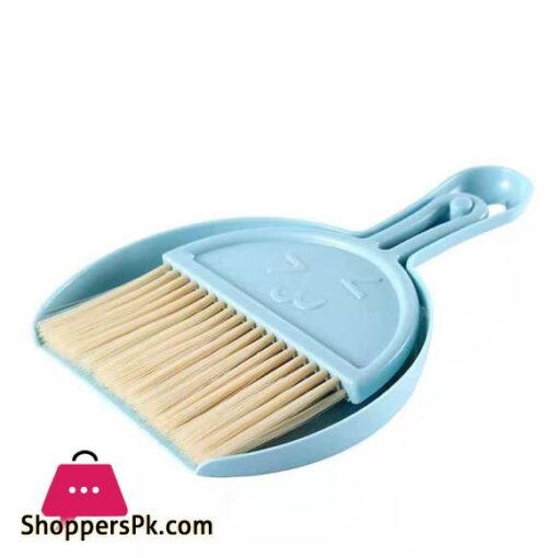 Small Home School Office Floor Dust Brooms and Dustpan Set Desktop Keyboard Cleaning Brush