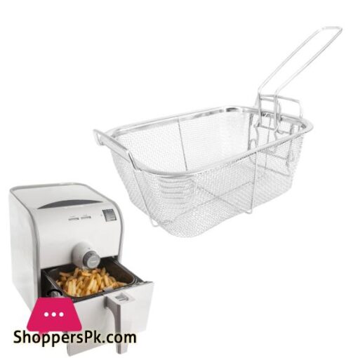 Stainless Steel Deep Fry Basket Food Presentation Baskets Sturdy Food Strainer for Barbecue Cafe Chicken Wing Home Restaurant