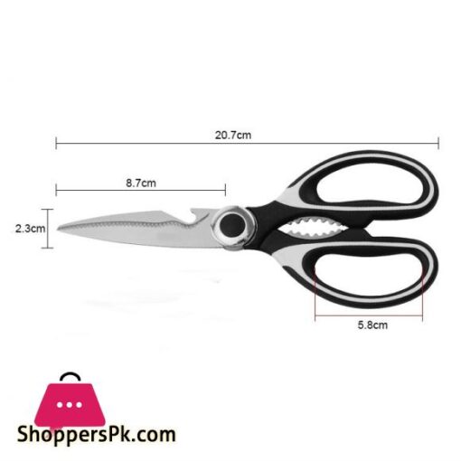 Stainless Steel Kitchen Scissors Cutting Vegetable Meat Chicken Bone Fish Beer Opener Professional Multipurpose Scissors