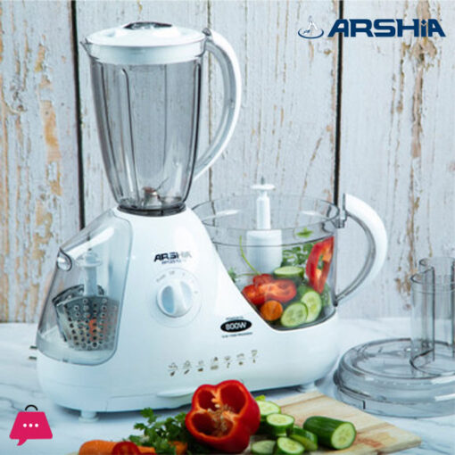 Arshia 12 in 1 Food Processor 800W Multipurpose Kitchen Appliance - 1378