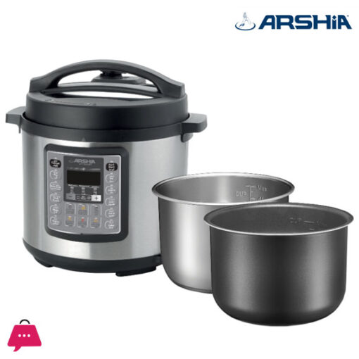 Arshia Digital Pressure Cooker with Double Pot 6L - 2597