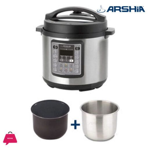 Arshia Digital Pressure Cooker with Double Pot 6L - 2597