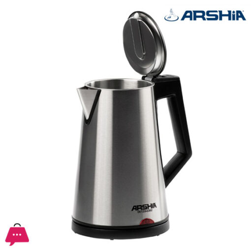 Arshia Stainless Steel Electric Kettle Silver - 2392