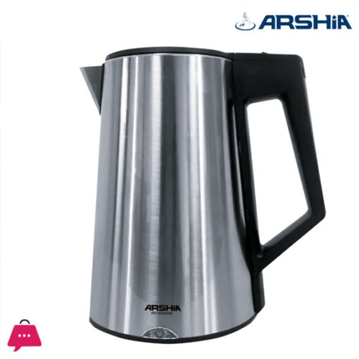 Arshia Stainless Steel Electric Kettle Silver - 2392