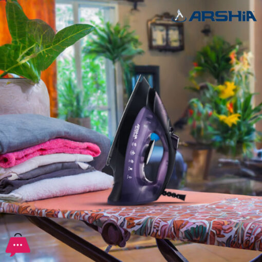 Arshia Steam Iron Dark Purple - 3205