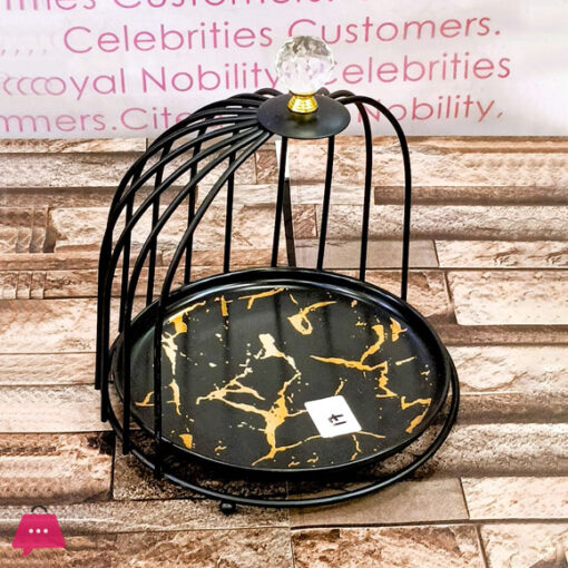 Cage Desktop Cake Holder 1-Tier