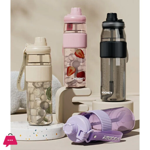 High Quality Tritan Material Water Bottle With Straw Fashion Portable Durable For Outdoor Travel Sports Drink - 750ml