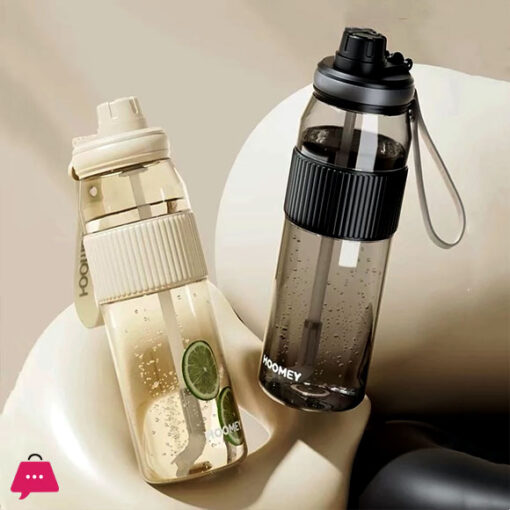 High Quality Tritan Material Water Bottle With Straw Fashion Portable Durable For Outdoor Travel Sports Drink - 750ml