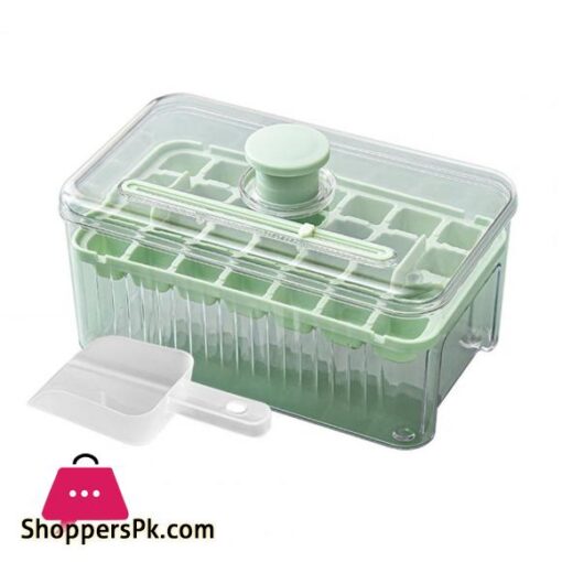 1 Set Ice Cube Mold Convenient Ice Cube Maker Easy to Demold Ice Cube Storage Box with Shovel Kitchen Supplies