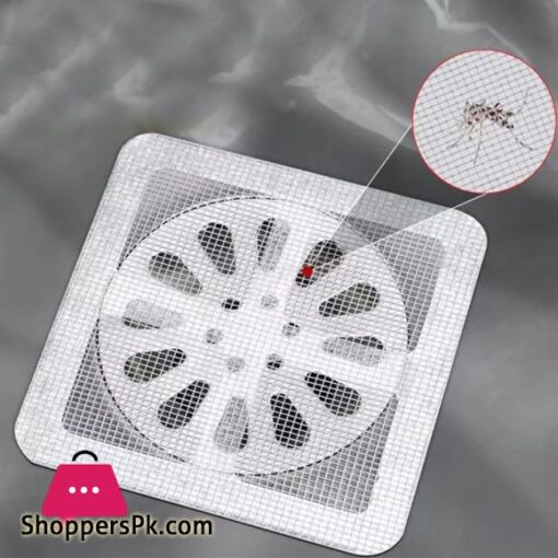 10-pcs Anti Blocking Drain Filter Screen Disposable Kitchen Bathroom Floor Sticker PVC Woven Drainage Mesh Net Hair Catcher