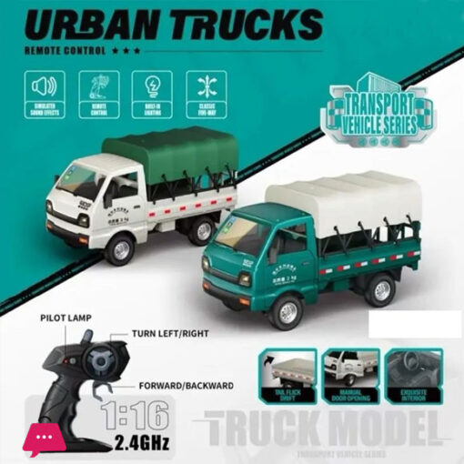 1:16 2.4 GHz RC Urban City Canvas Car With Lights