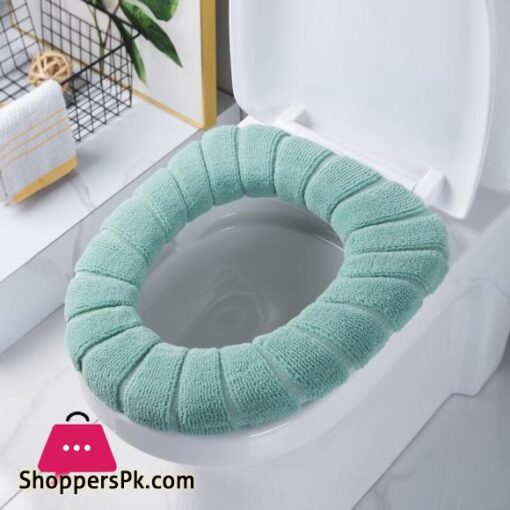 2 Pieces Toilet Seat Cover Household Products Plush Thickened Warm Winter Mens And Womens Bathroom Special