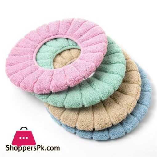 2 Pieces Toilet Seat Cover Household Products Plush Thickened Warm Winter Mens And Womens Bathroom Special