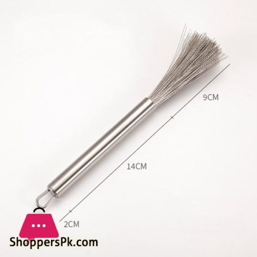 304 Stainless Steel Pot Brus Cleaning Brush Pot brush Utensil Scrubber Scouring for Brush Dishwashing Descaling Wire Brush