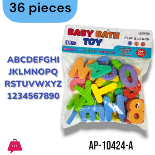 36 Pcs Eva Aplhabats + Numbers