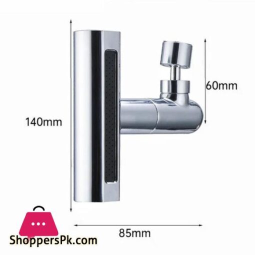 360° Swivel Waterfall Faucet Extension Adapter Sprayer 4 Modes Multifunctional Waterfall Pressurized Bubbler Kitchen Accessories