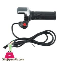 48V Electric Bicycle Scooter Speed Throttle Grip LCD Display with Switch EBike Twist Throttle Accelerator Handlebar Grip