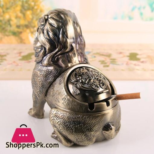 3D Lion Ashtray Creative Anti Fly Ash Household Large Capacity Animal Ashtray Home Decoration