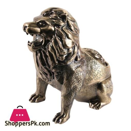 3D Lion Ashtray Creative Anti Fly Ash Household Large Capacity Animal Ashtray Home Decoration