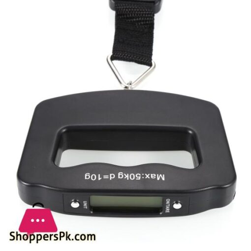 50kg10g Portable Electronic Luggage Scale LCD Display Travel Digital Luggage Scale Hanging Backlight Balance Weighing