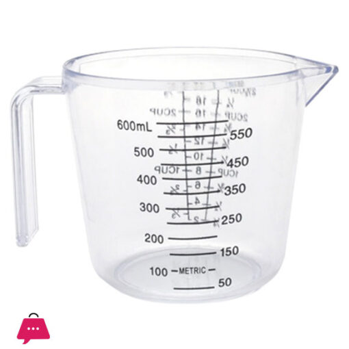 600ml Handle Measuring Cup Mug Measurement Jug Plastic 1-Pcs