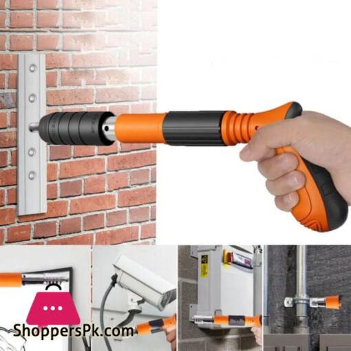 Air Nailer Nail Gun Home DIY Installation Wall Fastener Rivet Gun Manual Tools